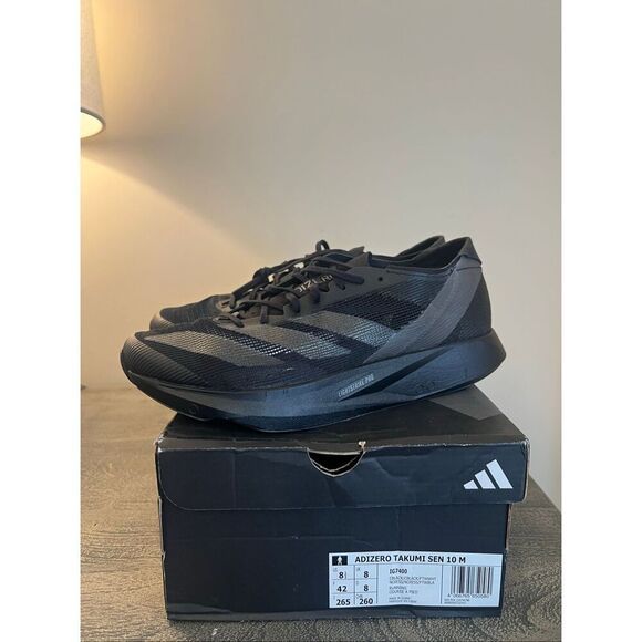 Adidas Adizero Takumi Sen 10 Running Shoes – Core Black – Men’s US 8.5 main image 12